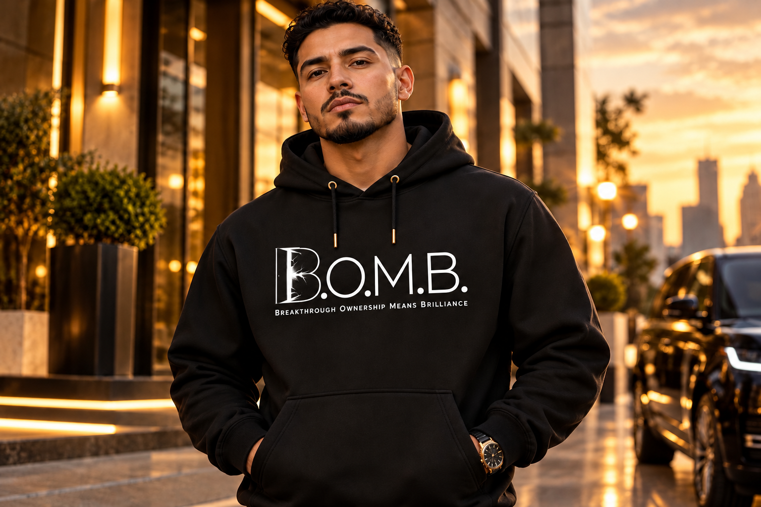 Black-hoodie-with-white-B.O.M.B.-logo.webp